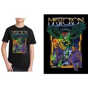 Mastodon - Space Owl Kids 11 - 12 Years T-Shirt - Black