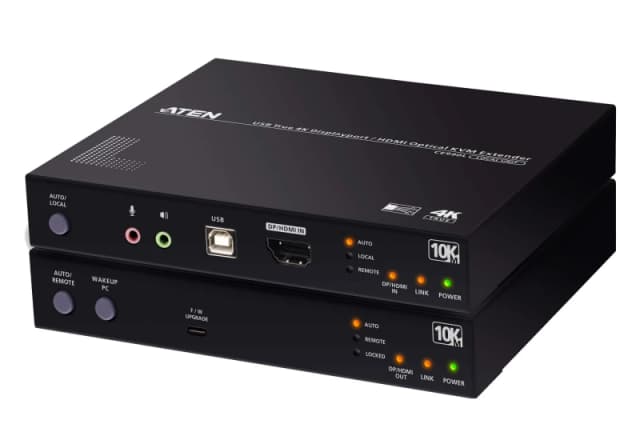ATEN True 4K DP/HDMI Optical KVM 10km