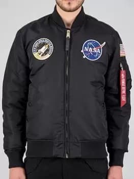 Alpha Industries Alpha Industries MA-1 VF NASA Bomber Jacket - Black Size 2XL, Men