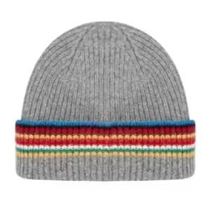 Paul Smith Paul Smith Stripe Beanie Mens - Grey
