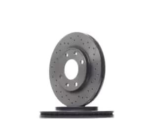 PAIR BREMBO BRAKE XTRA DRILLED DISCS 09.5196.1X