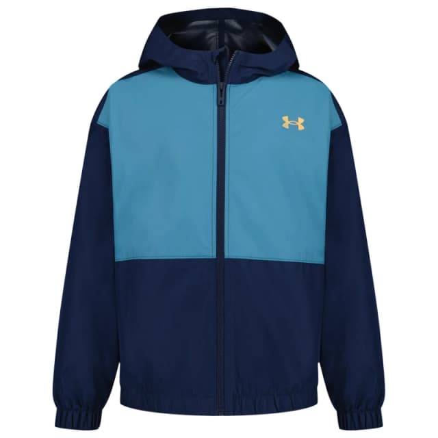 Under Armour UA Pack Away Jkt Jn71 Black/Blue male 6-7 (S)