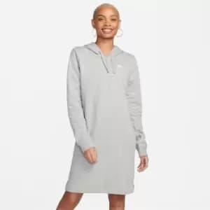 Nike Sportswear Club Fleece Womens Hoodie Dress - Grey