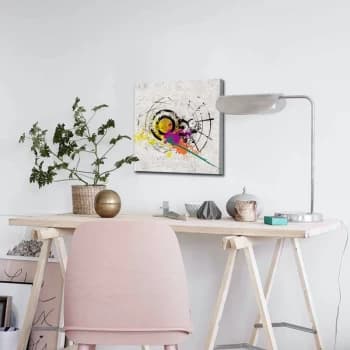 4545ABSC - 015 Multicolor Decorative Canvas Painting