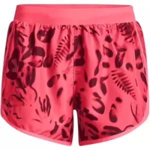 Under Armour Fly By Shorts Ladies - Pink