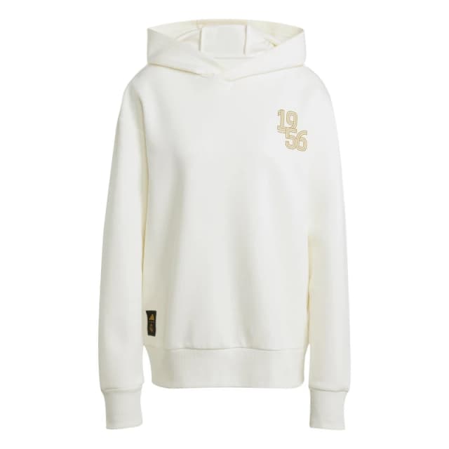 adidas Real Madrid Hoodie 2025 2026 Mens White/Blue male S