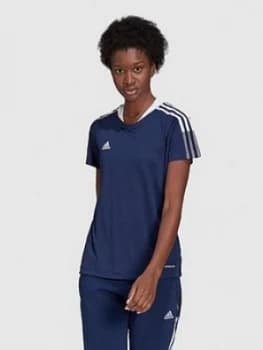 Adidas WomenS Tiro 21 T-Shirt - Navy
