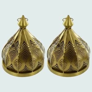 Filagree Lantern T Light Holder 22cm (Set of 2)