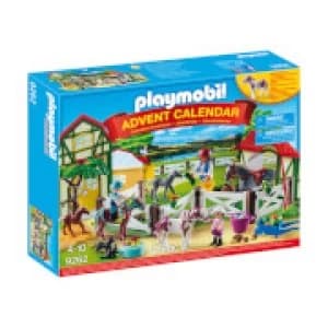 Playmobil Advent Calendar 'Horse Farm' with Flocked Horse (9262)