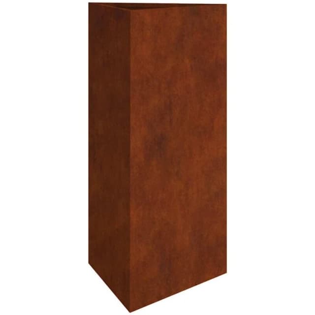 vidaXL Garden Planter 40x34.5x75cm Corten Steel, Brown 824546