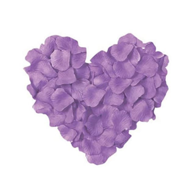 Shatchi 1000pcs Light Purple Silk Rose Petals Wedding Mothers Day Wedding Confetti Anniversary Table Decorations Purple