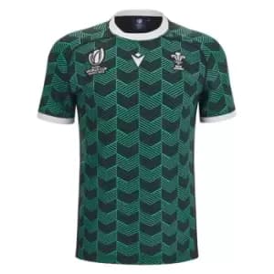 Macron Wales Training Shirt 2023 2024 Adults - Black