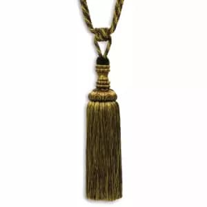 Riva Home Cardini Tie Back (One Size) (Olive/Damson)