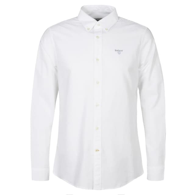 Barbour Mens Oxford Shirt White WH11 male 3XL