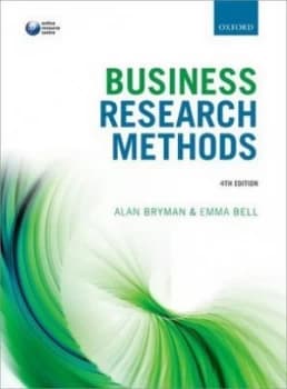 Business Research Methods by Alan Bryman Book