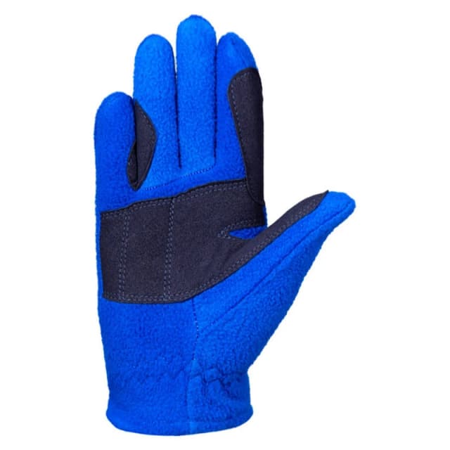Little Knight Farm Collection Fleece Gloves in Blue Size: Small Blue Unisex S