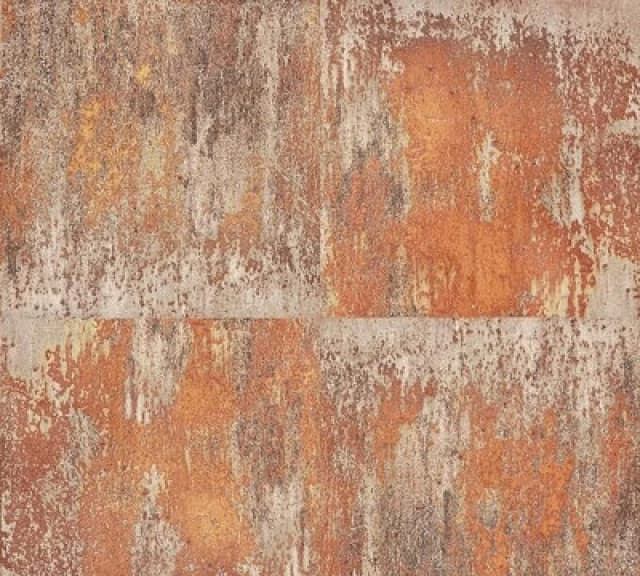 As Creation Rustic Metal Panel Sheet Brown Grey Metallic Wallpaper 361182