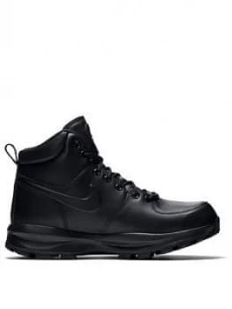 Nike Manoa Leather Boot, Black, Size 10, Men