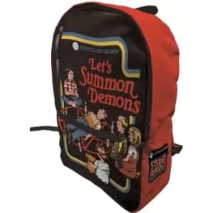 Steven Rhodes Let's Summon Demons Backpack (One Size) (Red/Black) - Red/Black
