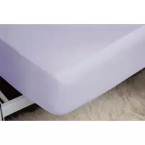 Easy Care Fitted Sheet Double Heather