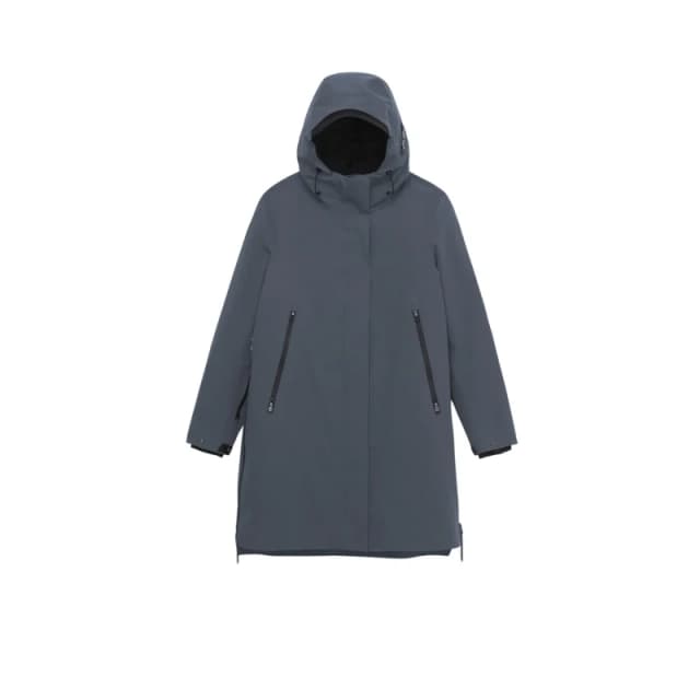 Krakatau Womens hooded parka Krakatau Mercury Gris Female M
