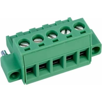 1786860 MSTB 2,5/ 5-STF 5 Way Screw Plug Terminal Block 12A 5mm - Phoenix Contact