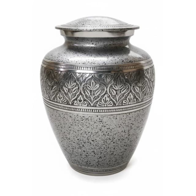 Star Aluminum Speckled Cremation Urn Urns One Size Grey 94617425000
