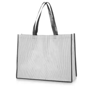 Bullet Stripy Shopper (One Size) (Solid Black)