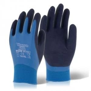 Wonder Grip Water resistant Aqua Glove 2XL Blue Ref WG318XXL Pack 12