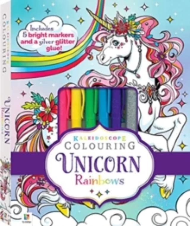 Kaleidoscope Colouring Kit: Unicorn Rainbows Kit