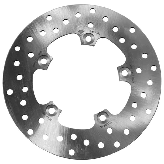 BREMBO 68B407G2 Brake disc PRIME - Serie-Oro - Fixed Disc Front and Rear, Perforated Brake Disc (82)