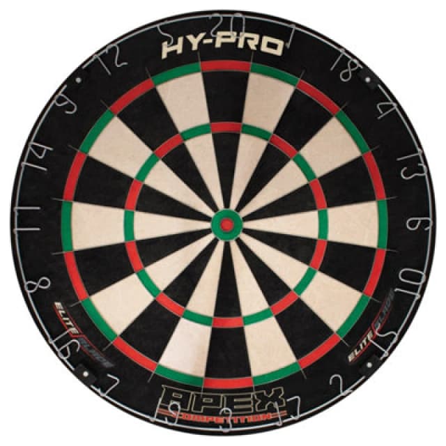 Hy-Pro Apex Dartboard - Staple Free, Blade Wire, Grade A Sisal, Indoor And Outdoor