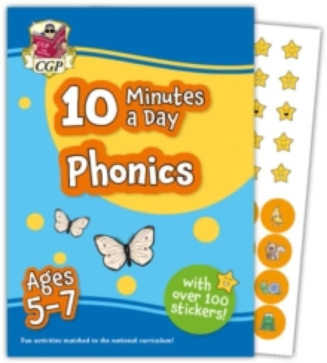 10 Minutes a Day Phonics for Ages 5-7 (with over 100 stickers) Paperback / softback