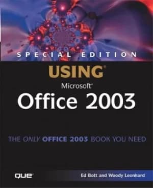 Special edition using Microsoft Office 2003 by Ed Bott