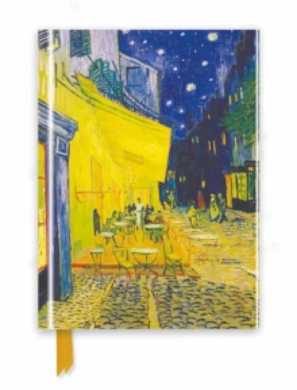 Vincent van Gogh: Cafe Terrace (Foiled Journal) Notebook / blank book