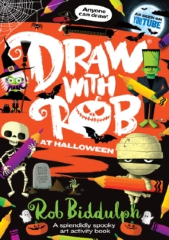 Draw With Rob at Halloween Paperback / softback