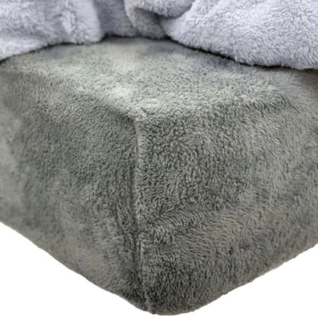 OHS OHS Teddy Fleece Thermal Fitted Bed Sheet in Charcoal Size: Double Fitted Charcoal Double Fitted Unisex 5027434125951
