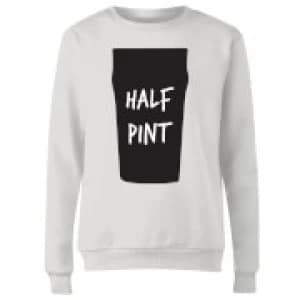 Half Pint Womens Sweatshirt - White - 3XL