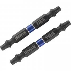 Irwin Double Ended Impact Torx Screwdriver Bit T25 60mm Pack of 2