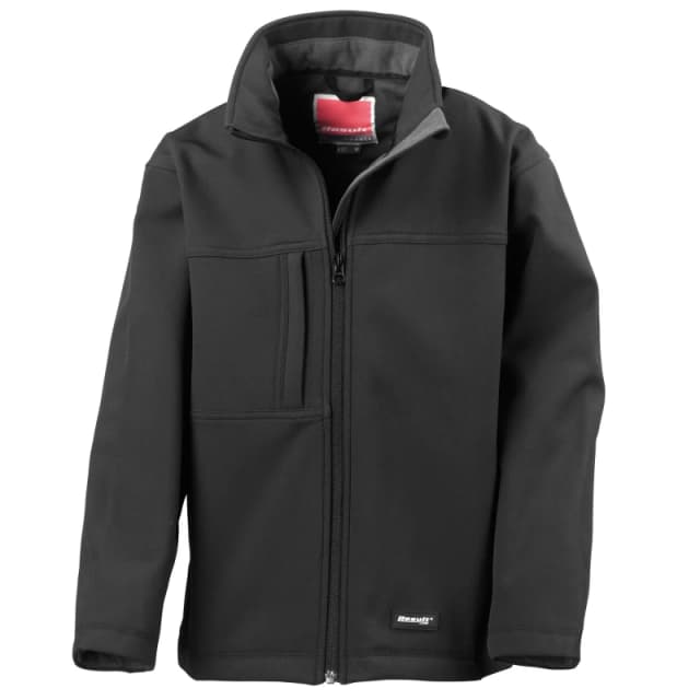 Result Waterproof Classic Softshell 3 Layer Jacket in Black Size: XS Black Unisex XS