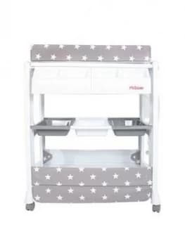 My Babiie Mbchgs Grey Stars Changing Unit