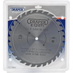 Draper Expert Circular Saw Blade 254mm 30T 16mm