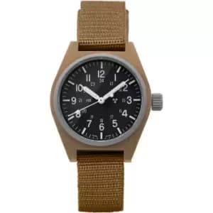 Unisex Marathon General Purpose Desert Tan Tritium Night Vision Watch