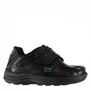Kickers Reasan Strap Infant Boys Shoes - Black