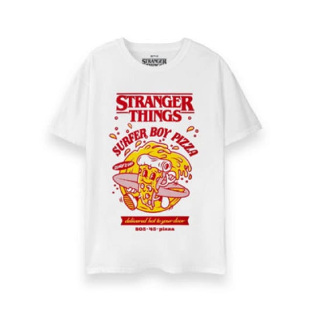 Stranger Things Stranger Things Short Sleeved T-Shirt in White Size: Small White S Unisex 5063203037193