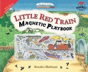 Little Red Train Magnetic Playbook by Benedict Blathwayt Hardback