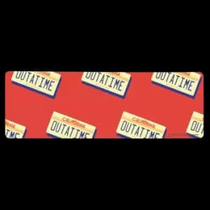 Back To The Future Outtatime Gaming Mouse Mat - Medium