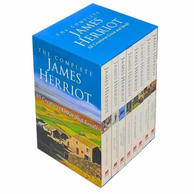James Herriot All Creatures Great and Small Complete 8 Book Collection Classic Animal Tales James Herriot Books
