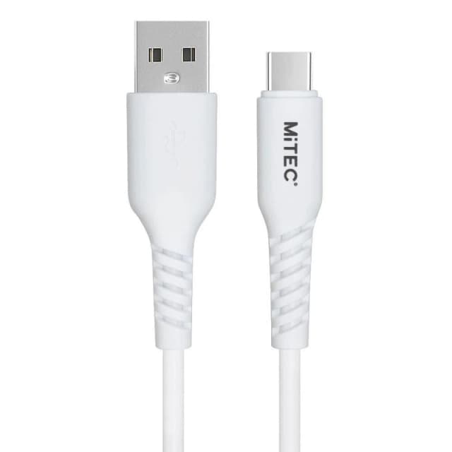 MiTEC USB-A to USB-C 2M Cable White White One Size