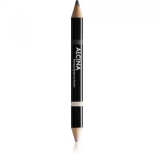 Alcina Decorative Perfect Eyebrow Styler Dual-Ended Eyebrow Pencil Shade 020 Dark 3 g